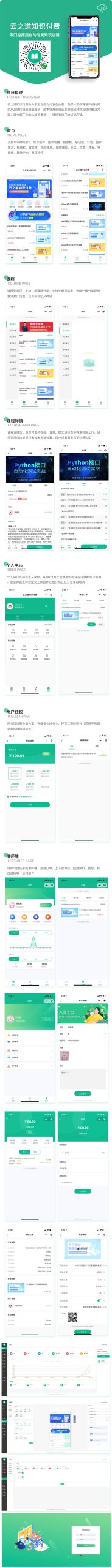 云之道知识付费小程序/pc/h5 3个版本同步 视频付费小程序公众号鱼见海科技-小程序源码-网站源码-免费源码鱼见海资源网-免费PHP网站源码模板,插件软件资源分享平台！