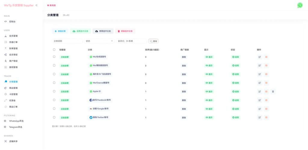 图片[8]鱼见海科技-小程序源码-网站源码-免费源码WhatsApp筛选Ws/Tg外贸营销Supplier推特号/FB号/谷歌号/小火箭Ws/Channel社交账号鱼见海科技-小程序源码-网站源码-免费源码鱼见海资源网-免费PHP网站源码模板,插件软件资源分享平台！