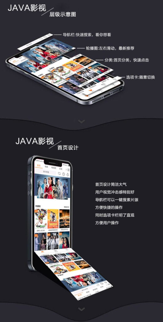 图片[3]鱼见海科技-小程序源码-网站源码-免费源码新UI新版JAVA原生双端影视APP投屏影视APP源码_源码下载鱼见海科技-小程序源码-网站源码-免费源码鱼见海资源网-免费PHP网站源码模板,插件软件资源分享平台！
