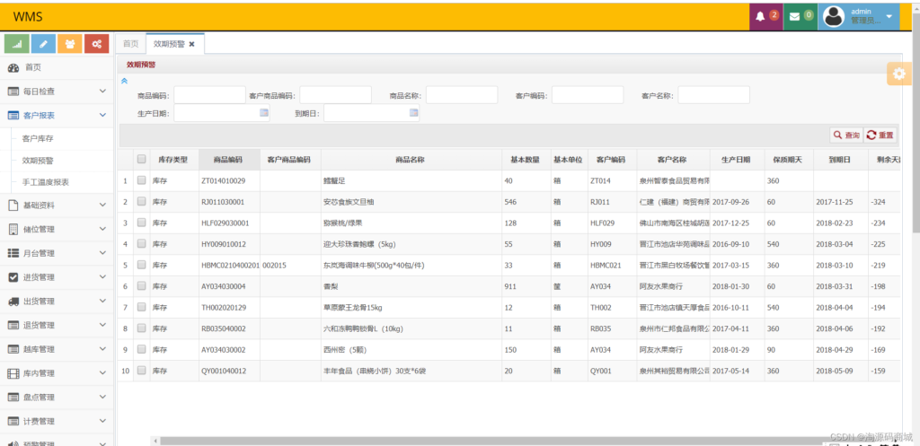图片[3]鱼见海科技-小程序源码-网站源码-免费源码JAVA版WMS物流仓储管理系统源码，包含PDA端和Web端鱼见海科技-小程序源码-网站源码-免费源码鱼见海资源网-免费PHP网站源码模板,插件软件资源分享平台！