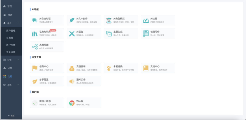 图片[5]鱼见海科技-小程序源码-网站源码-免费源码小狐狸ChatGPT智能聊天系统源码v2.7.6全开源Vue前后端+后端PHP鱼见海科技-小程序源码-网站源码-免费源码鱼见海资源网-免费PHP网站源码模板,插件软件资源分享平台！