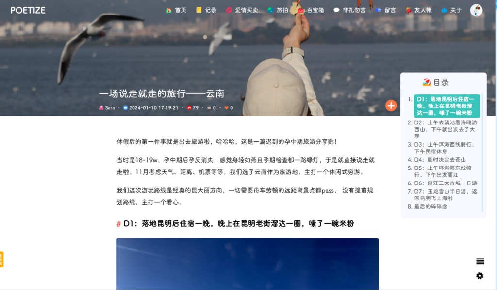 图片[4]鱼见海科技-小程序源码-网站源码-免费源码POETIZE个人博客系统源码 | 最美博客鱼见海科技-小程序源码-网站源码-免费源码鱼见海资源网-免费PHP网站源码模板,插件软件资源分享平台！